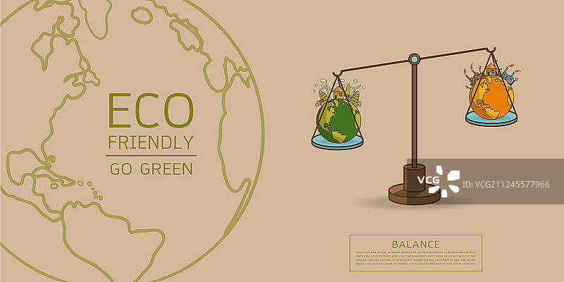 天平上的世界地球仪概念图片素材