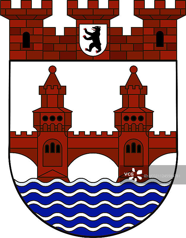 腓特烈斯海因-克罗伊茨贝格盾徽图片素材