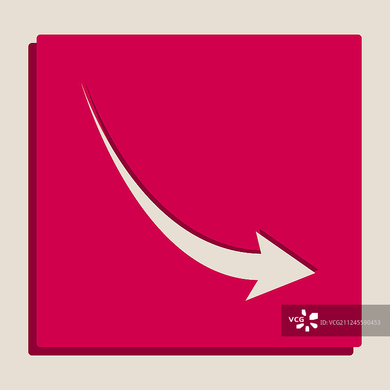 下降箭头标志灰度版图片素材