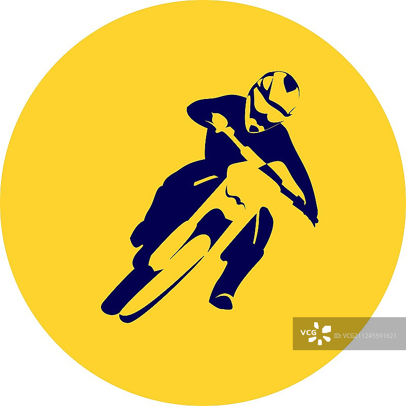 摩托车越野耐力赛车手图片素材