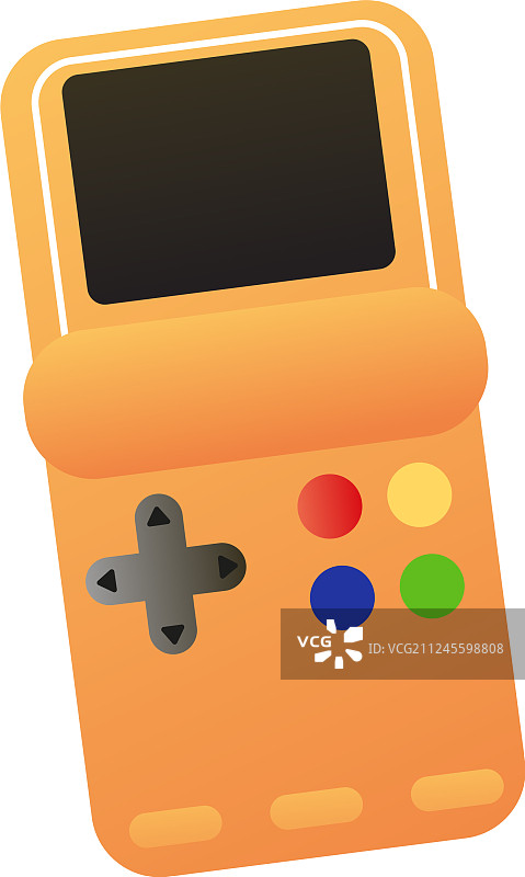 彩色复古俄罗斯方块电子设备图片素材