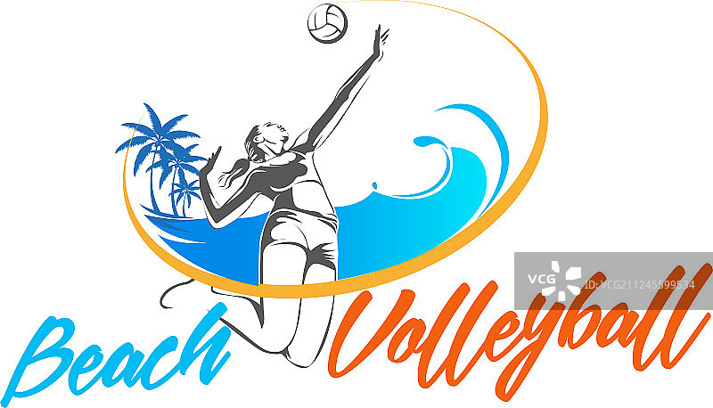 沙滩排球图片素材