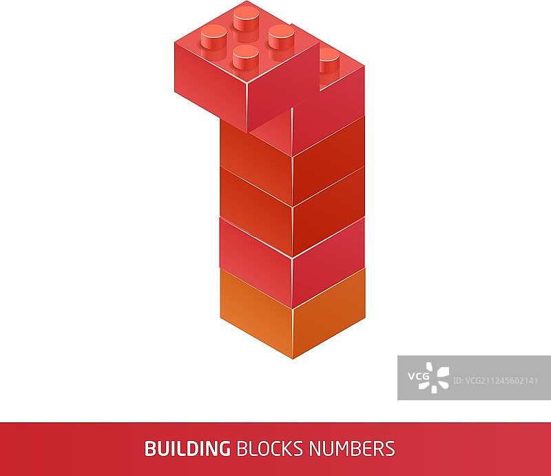 2.5D塑料积木和瓷砖图片素材