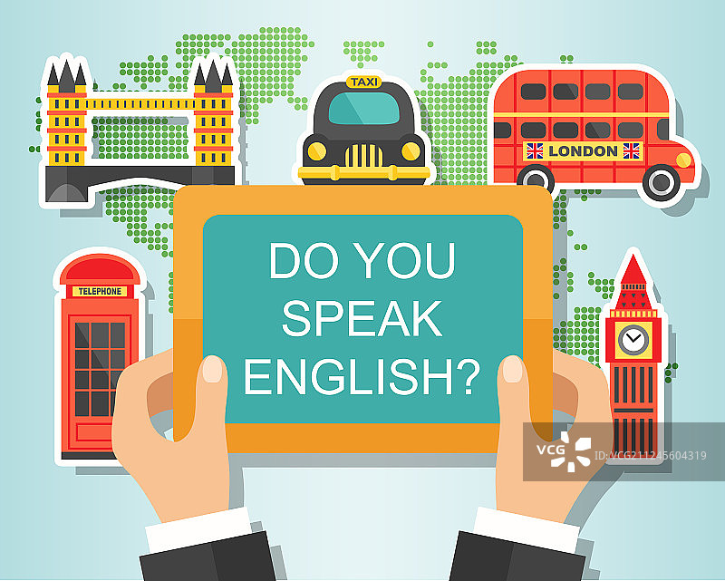 你会说英语吗图片素材