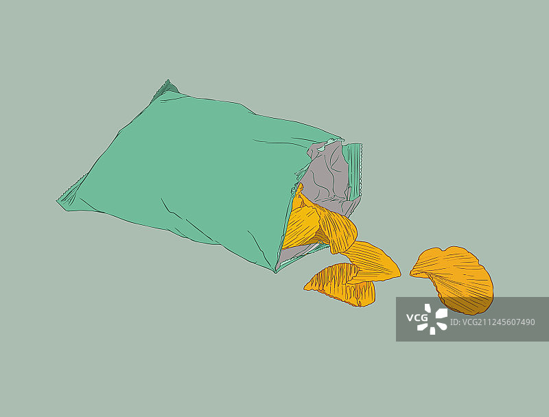 薯片包装袋图片素材