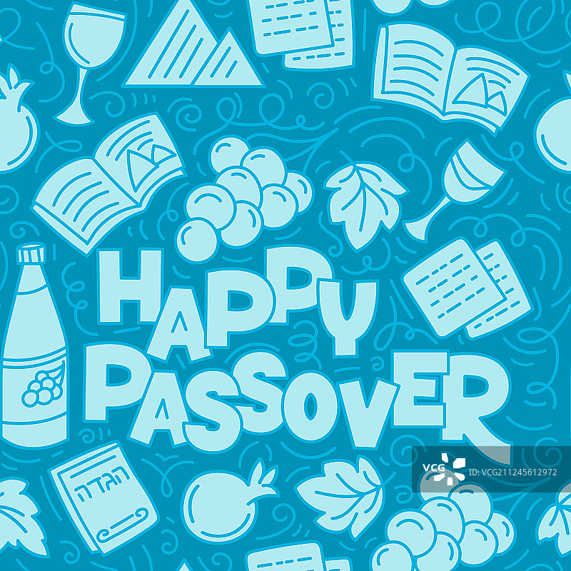 逾越节无缝图案图片素材