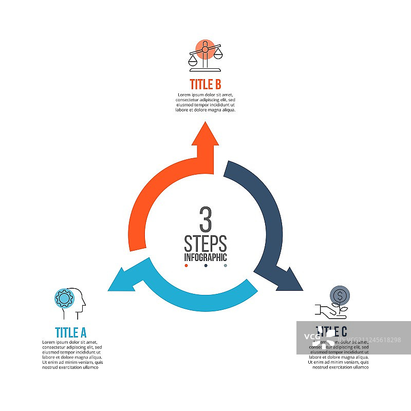 箭头信息图图片素材