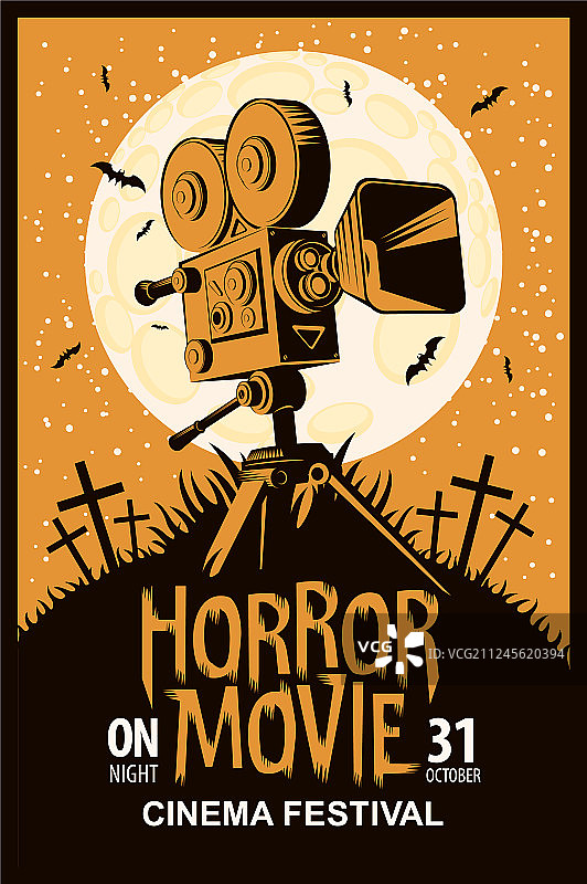 恐怖电影节惊悚电影海报图片素材