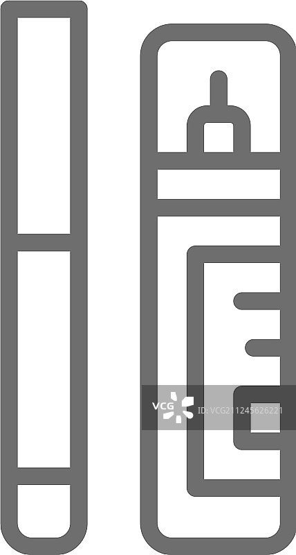 修正液遮瑕膏眼线笔标记线图标图片素材