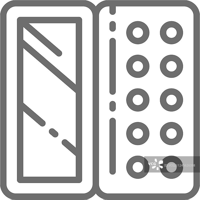 镜盒眼影彩妆腮红粉图片素材