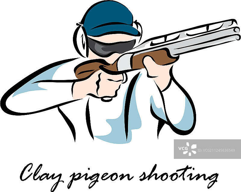 飞碟射击图片素材