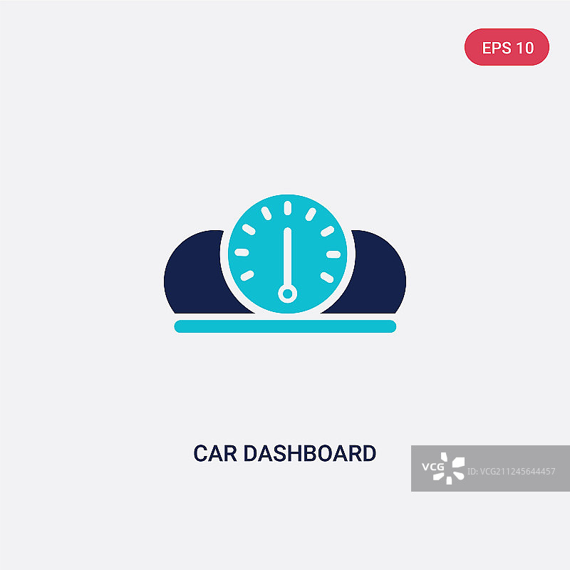 撞色汽车仪表盘图标图片素材