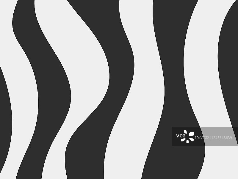 白色背景上的斑马纹黑色条纹图片素材