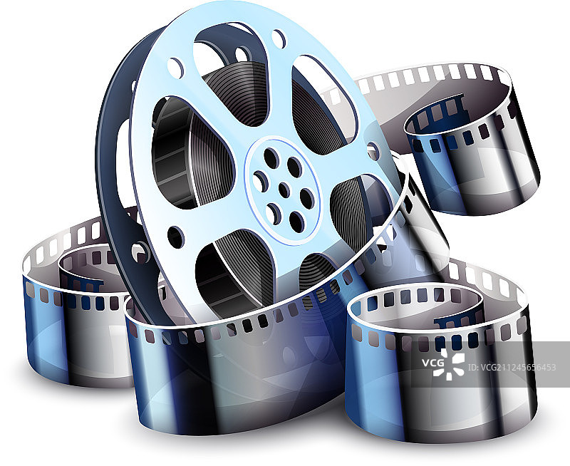 电影院电影胶片图片素材