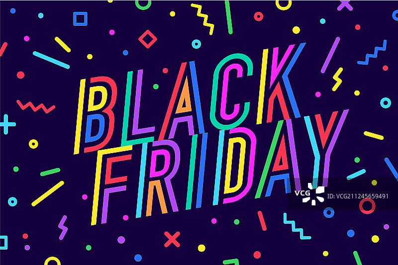 黑色星期五贺卡banner海报图片素材