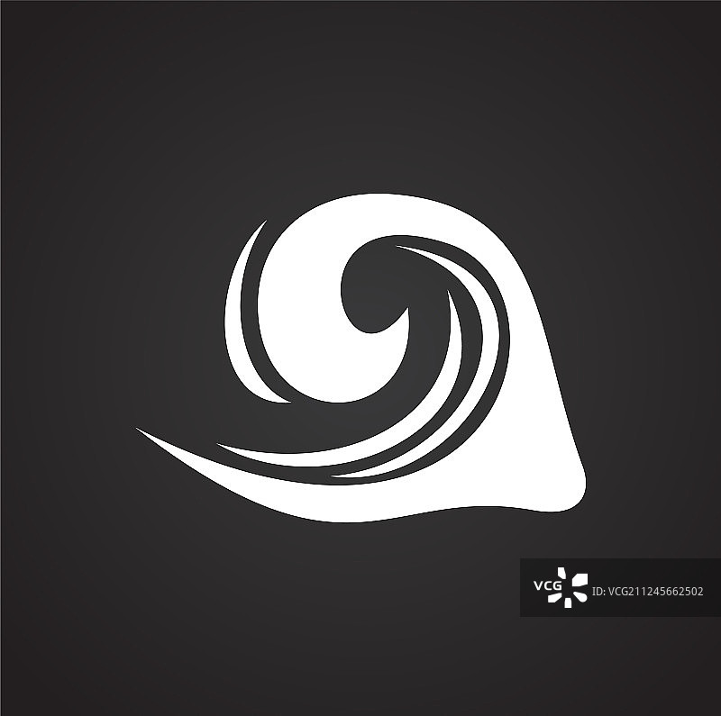 用于图形和网页设计的波浪图标图片素材