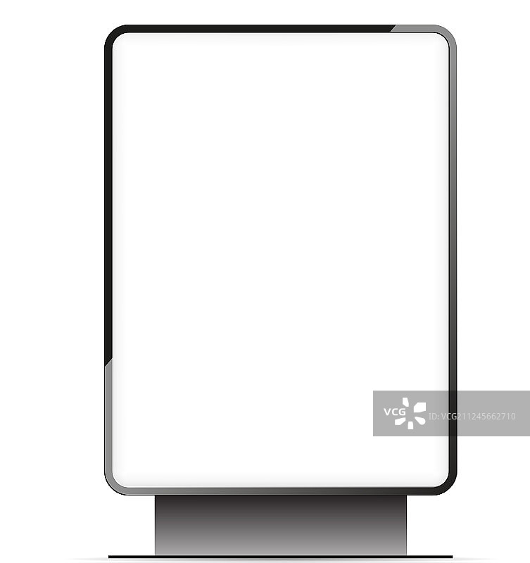 空白灯箱样机隔离图片素材