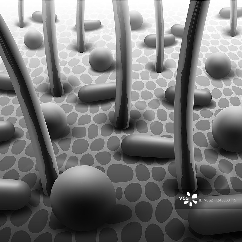 带有细菌的皮肤图片素材