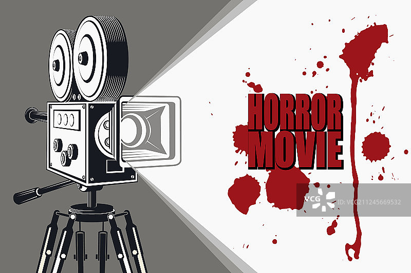 恐怖电影海报图片素材