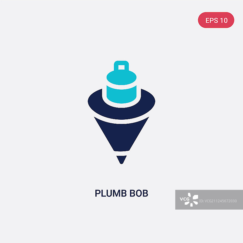 建筑主题双色铅锤图标图片素材