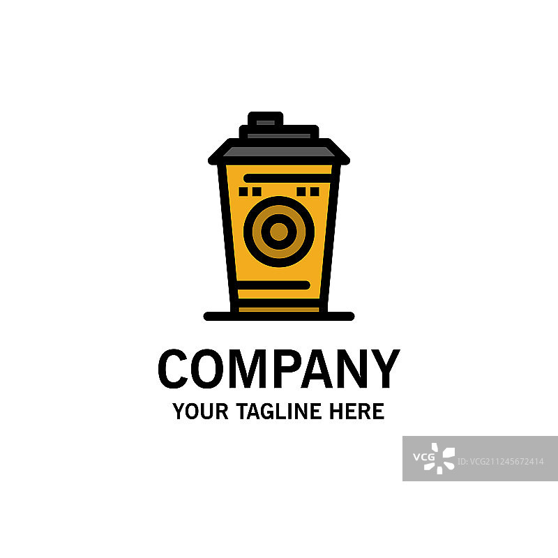 星巴克黑咖啡商务Logo咖啡杯图片素材