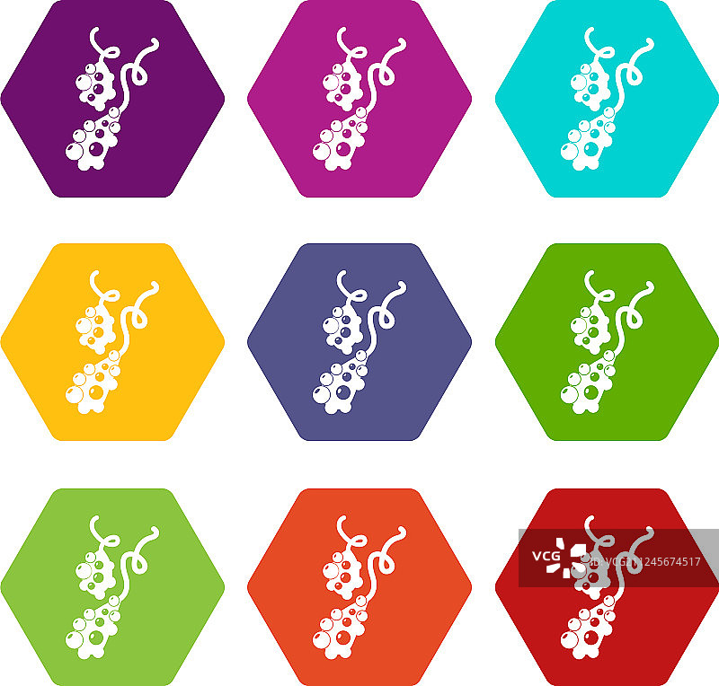 微型弧菌图标集9图片素材