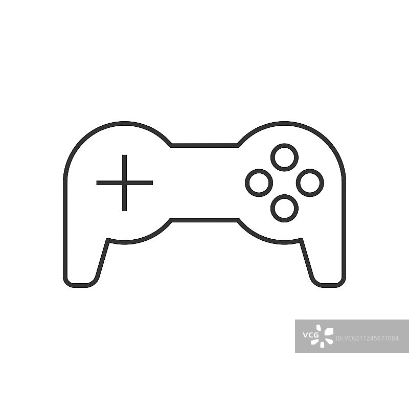 摇杆细线图标图片素材