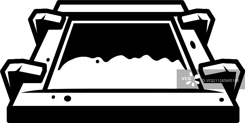 复古丝网印刷概念图片素材