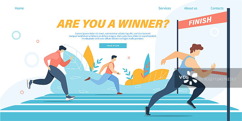 运动员跑步比赛群像图片素材