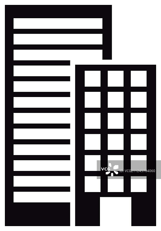 办公楼剪影图片素材