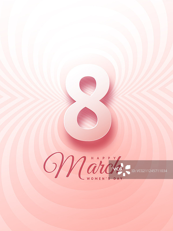 3月8日节日贺卡模板图片素材