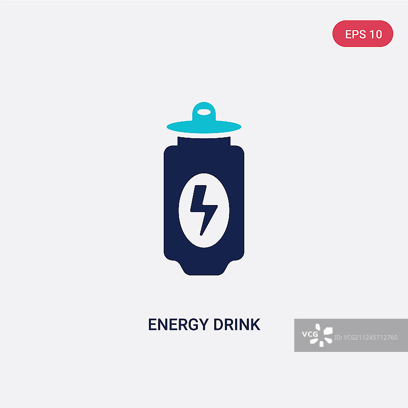 饮品概念能量饮料双色图标图片素材