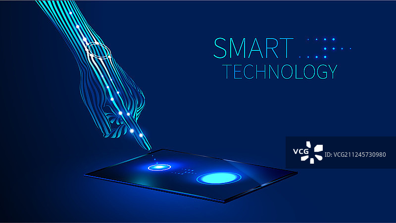 手部智能科技图片素材