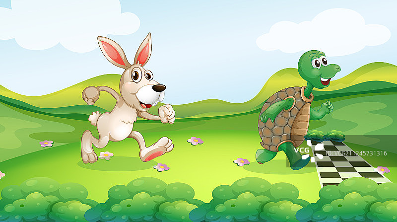 龟兔赛跑图片素材