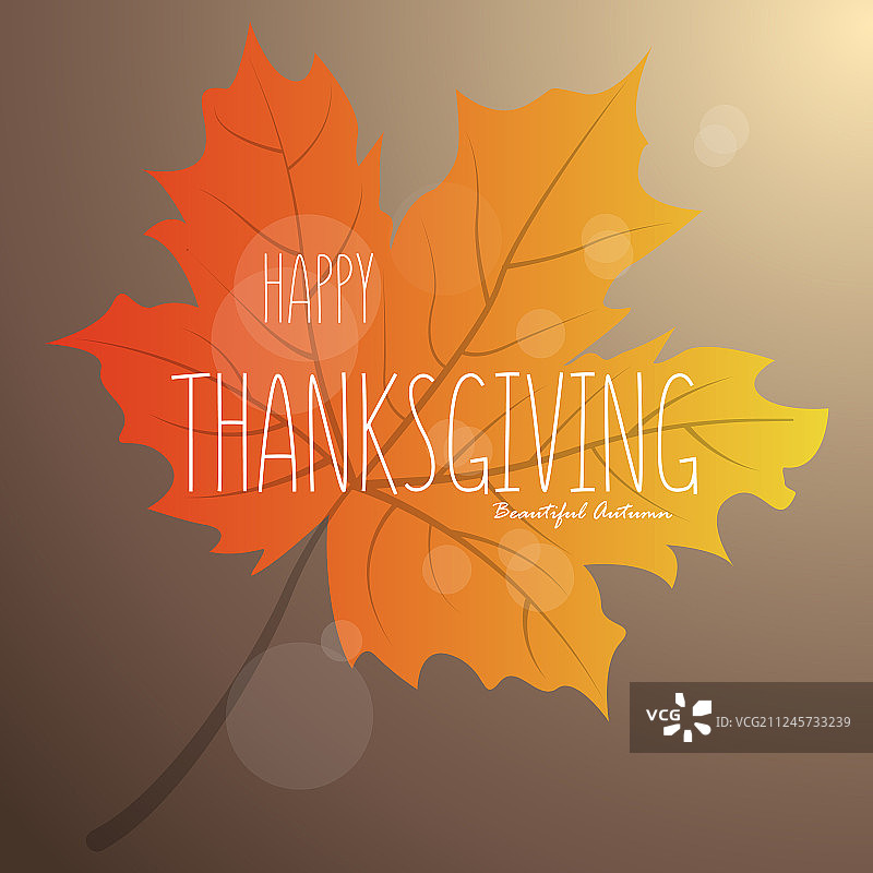 感恩节快乐背景秋季海报图片素材