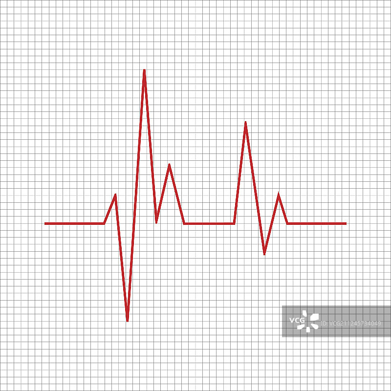 心跳图标线条图片素材