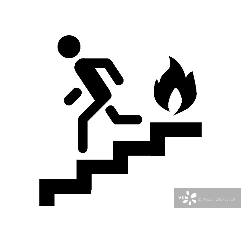 消防梯救援人员实体图标图片素材