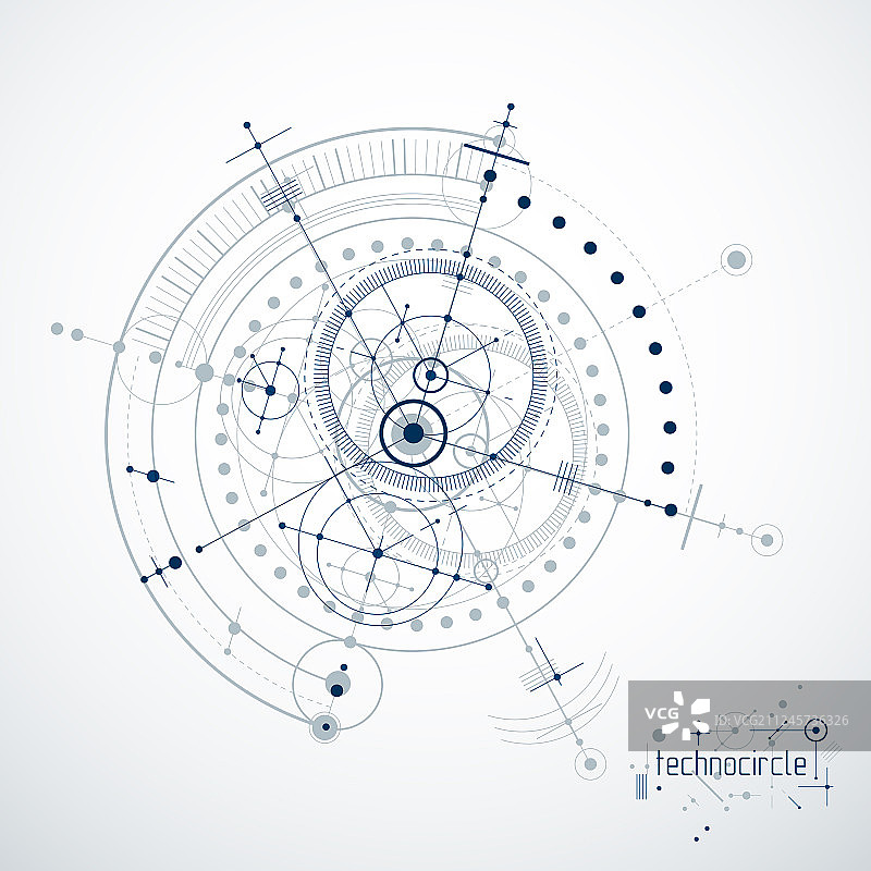 技术方案抽象工程草图图片素材