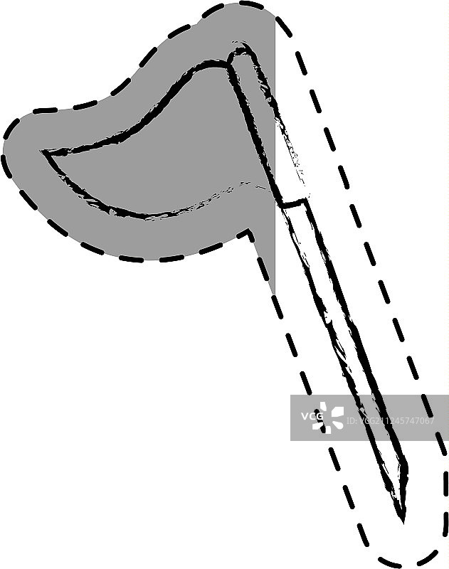 运动旗帜独立图标图片素材