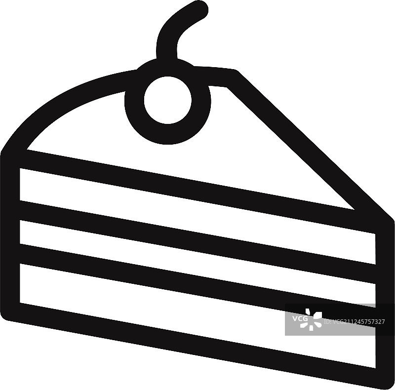 蛋糕切块图标图片素材