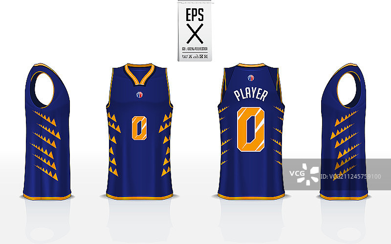 篮球比赛队服模板设计图片素材