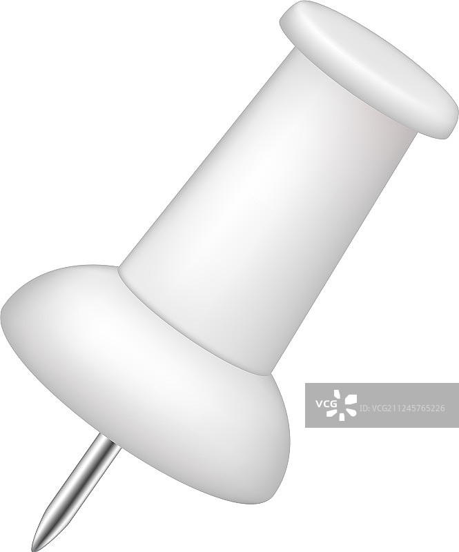 白色设计的图钉图片素材