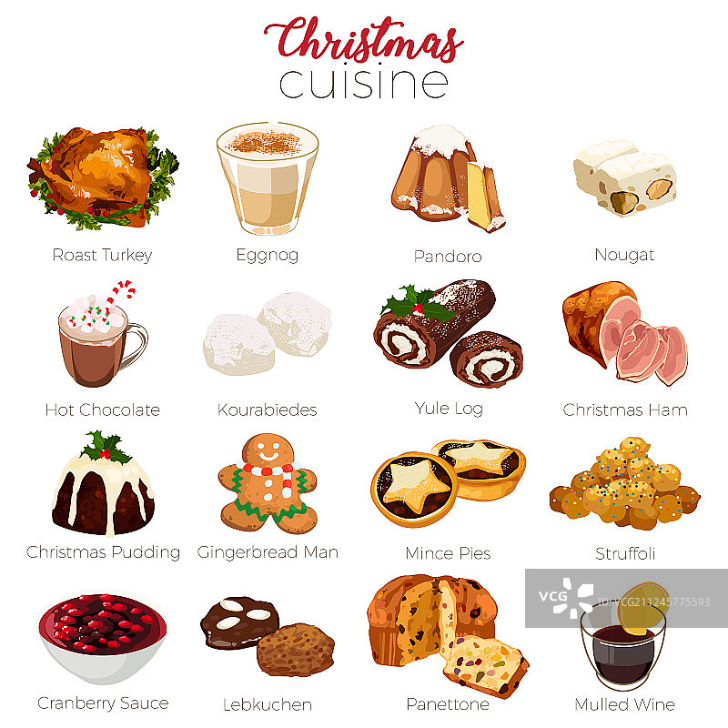 圣诞美食假日季图片素材