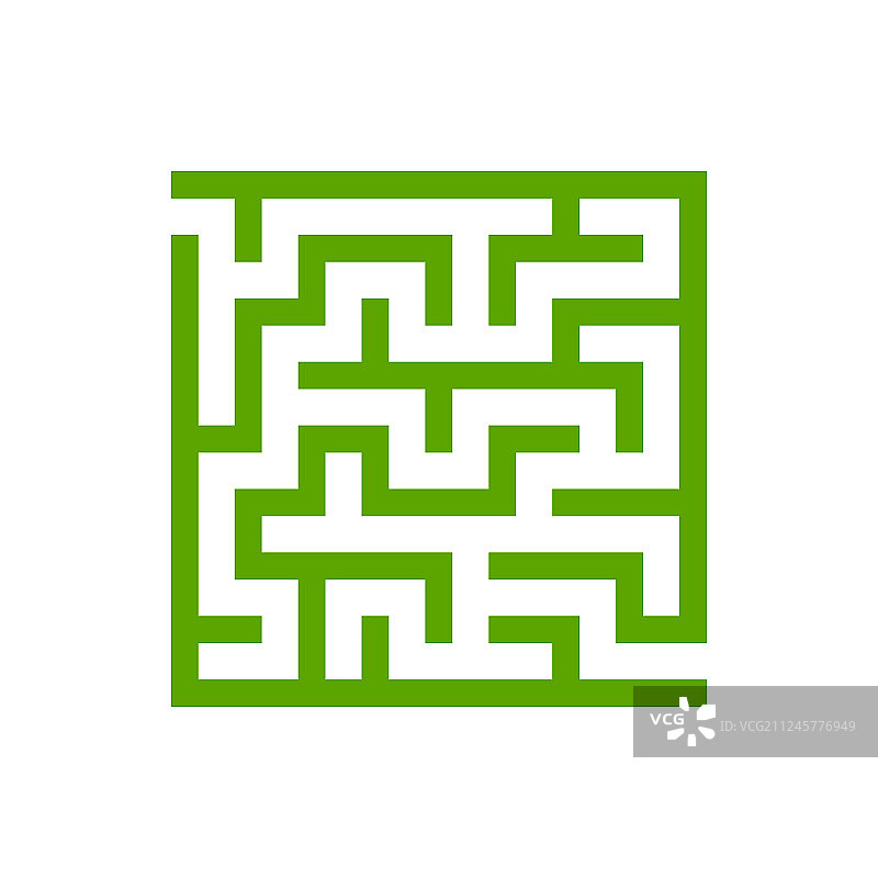 抽象方块迷宫游戏，适合儿童益智用图片素材