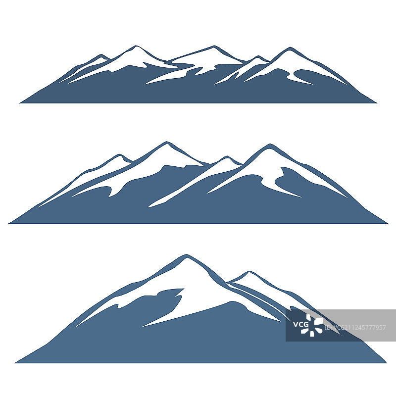 山脉合集图片素材