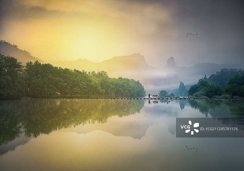 丽水仙都朱潭山图片素材