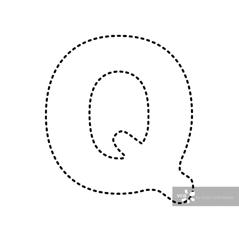 字母Q标志设计模板元素图片素材