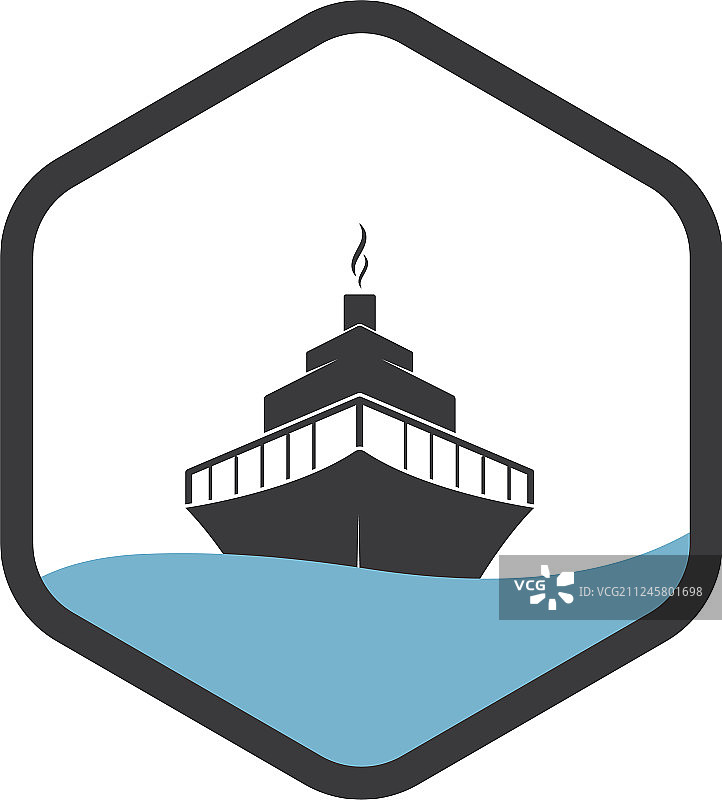 邮轮和航海标志图标图片素材