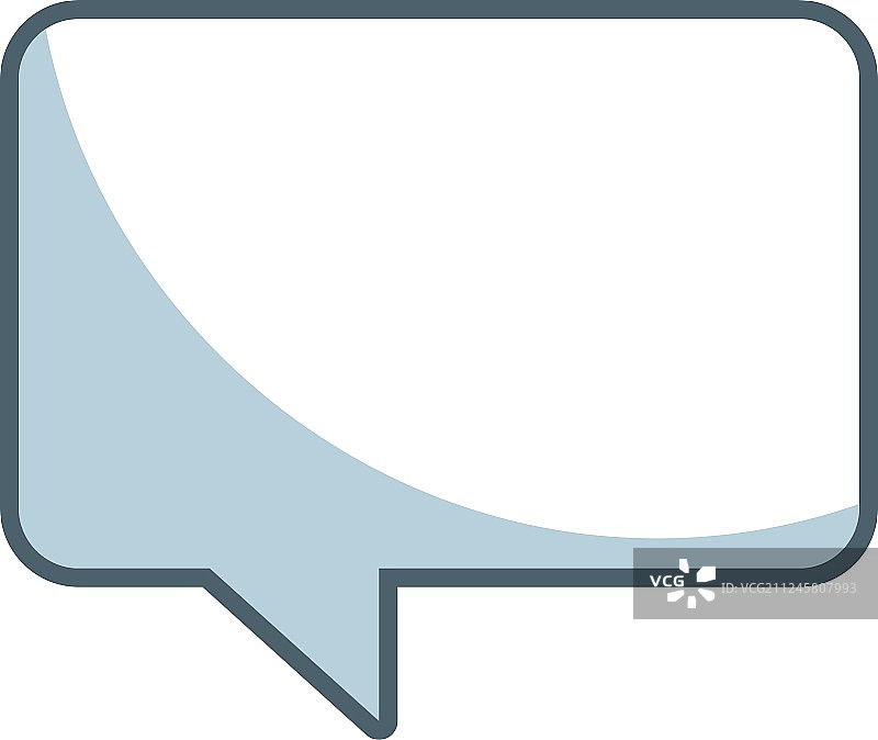 对话气泡消息线条图标图片素材
