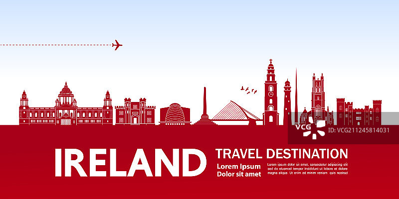 爱尔兰旅游目的地图片素材